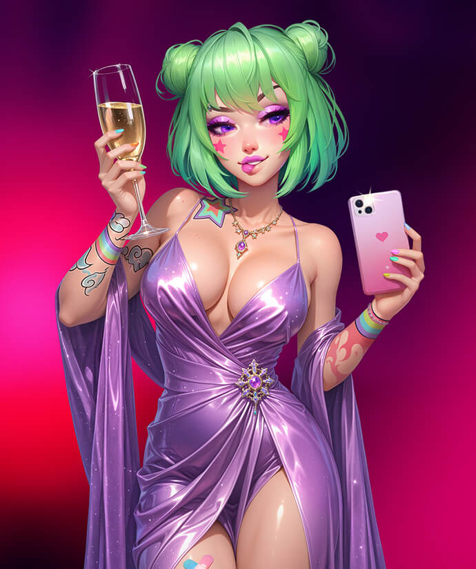 Zoey character card