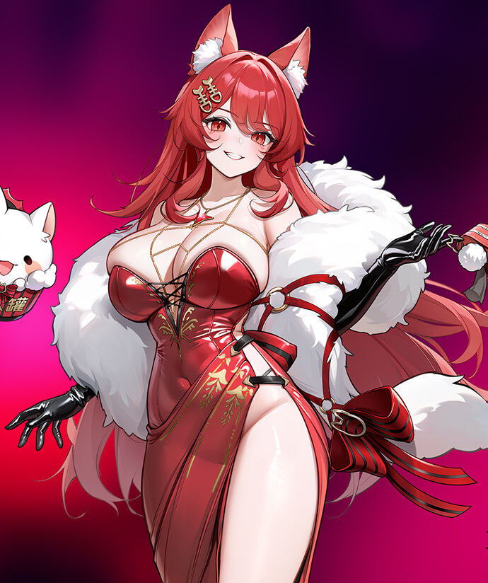 Neko Matsuri character card